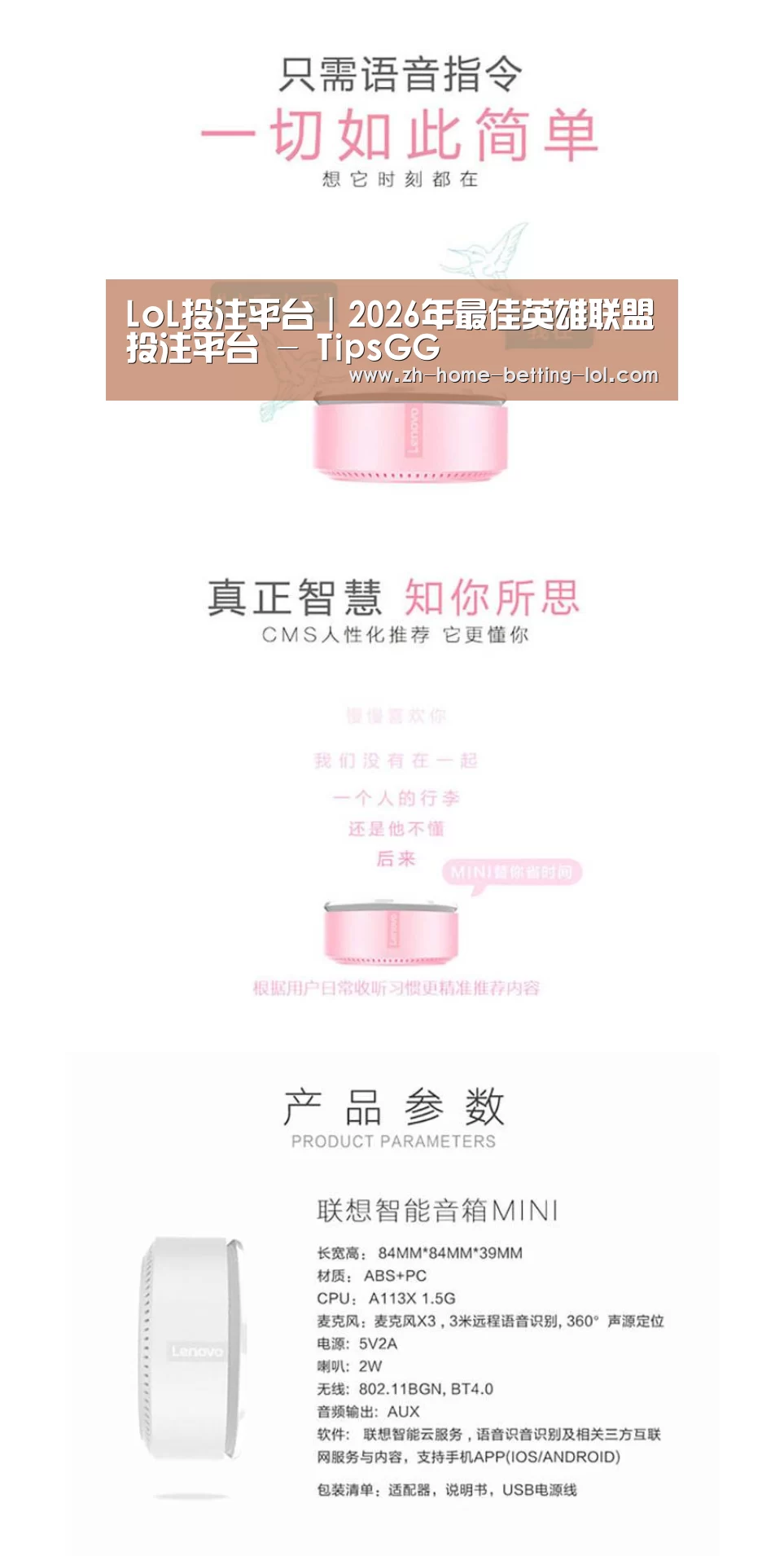 联想智能音箱MINI(图1)